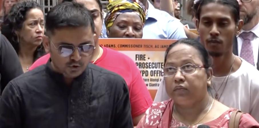 एनवाईपीडीले विन रोजारियोलाई गोली हान्ने प्रहरीमाथि मुद्दा चलायो